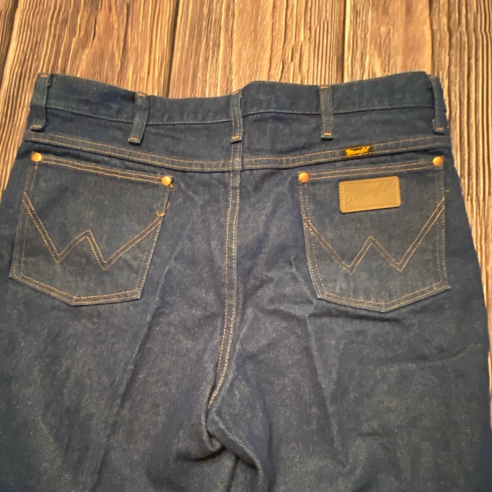 Slim Fit Wrangler Cowboy Cut Jean in Rigid Indigo 936DEN 36x36 Like New. - Picture 1 of 9